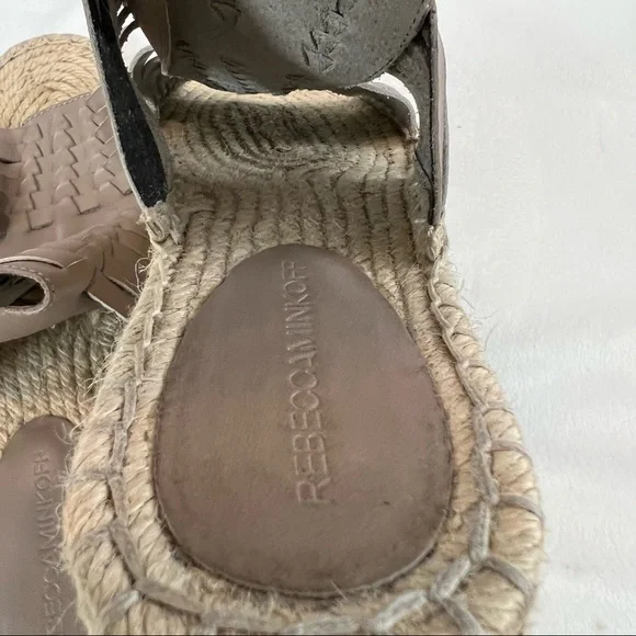 Rebecca Minkoff Gabriel Huarache Platform Espadrille Sandals Size 8M - Picture 14 of 16